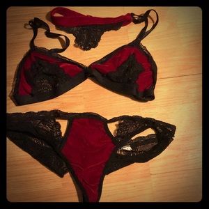 3 piece velvet set